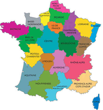 Cartina Francia