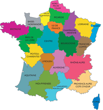 cartina geografica Francia Cartina Francia