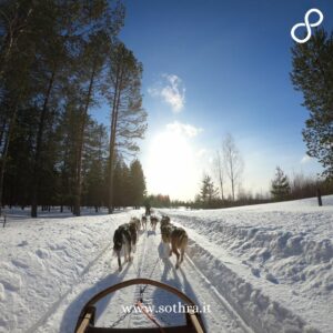 Rovaniemi, capitale della Lapponia finlandese, offre un'esperienza unica per l'osservazione dell'aurora boreale