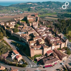 Gradara è un borgo fortificato situato nelle Marche, al confine con l’Emilia Romagna