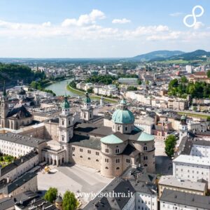 Salisburgo, la città di Mozart, con un centro storico barocco e un castello medievale